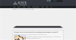 Desktop Screenshot of aleckassociates.co.uk